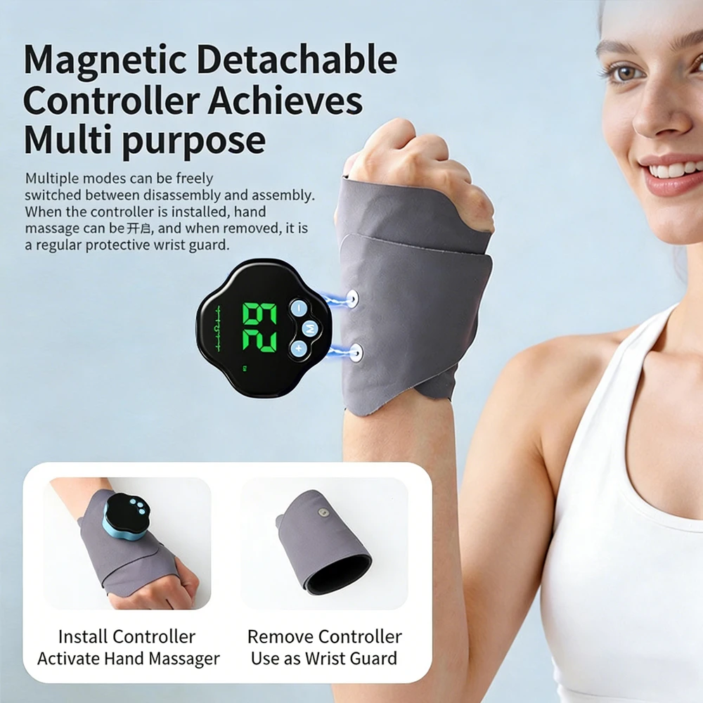 Wrist Wrap Support - Masajeador de manos eléctrico de 29