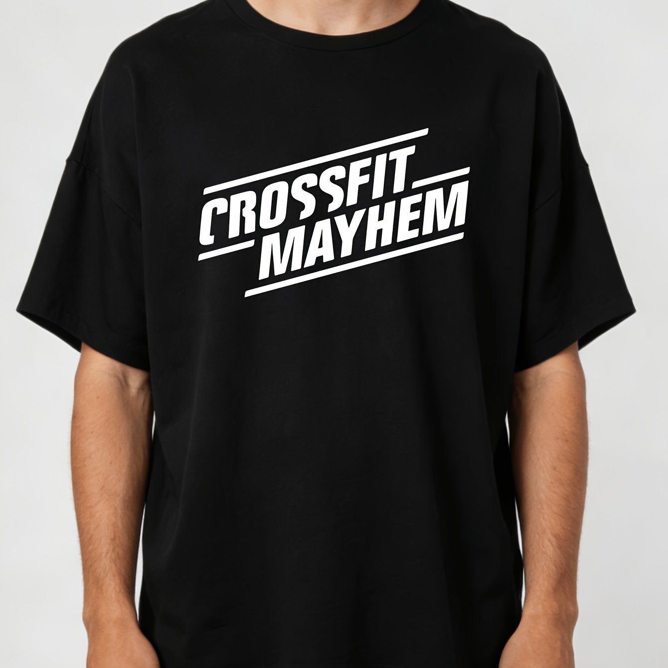 Crossfit Mayhem - Camiseta con Estampado Crossfit Mayhem para