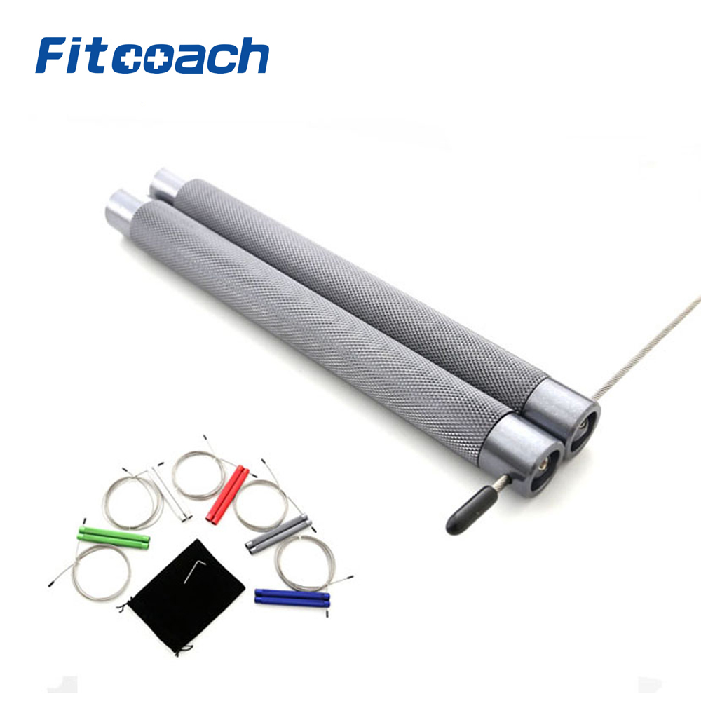 Skipping Rope Pvc - Equipo de fitness portátil con cuerda
