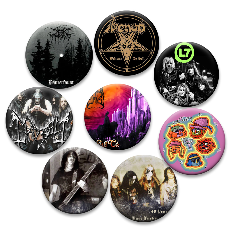 Crossfit Mayhem - Broches creativos Vintage para cantante de
