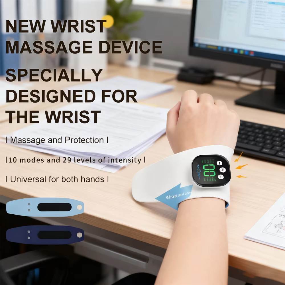 Wrist Wrap Support - Masajeador de muñeca de mano eléctrico