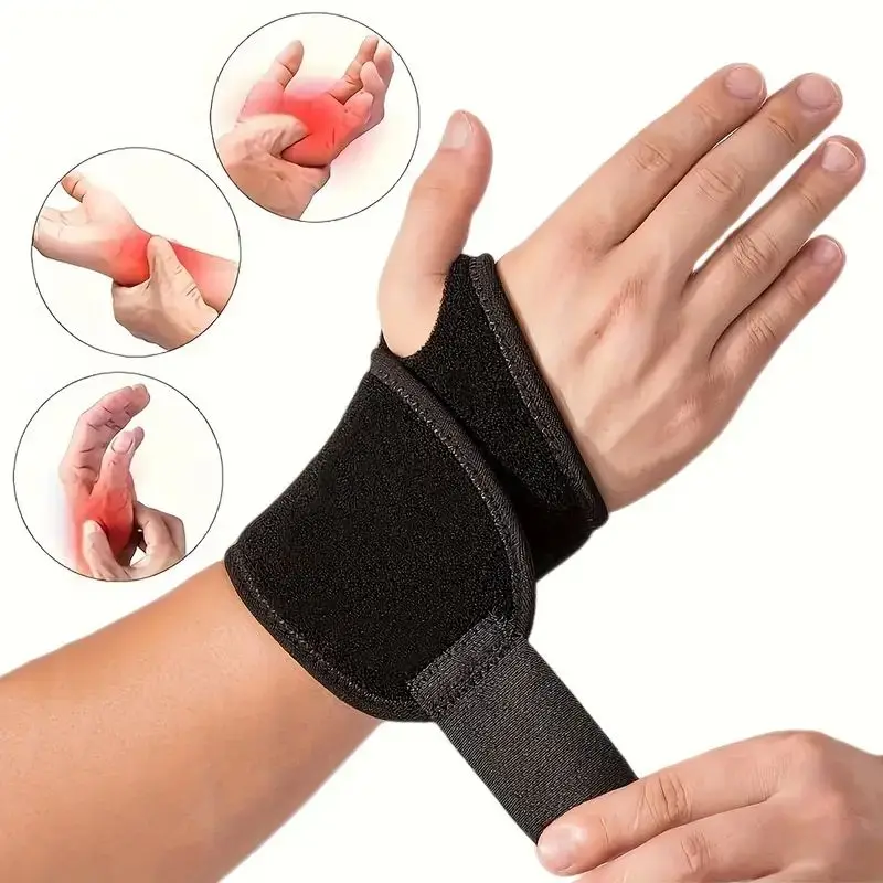 Wrist Wrap Support - Soporte de Muñeca Ajustable, Perfecto para