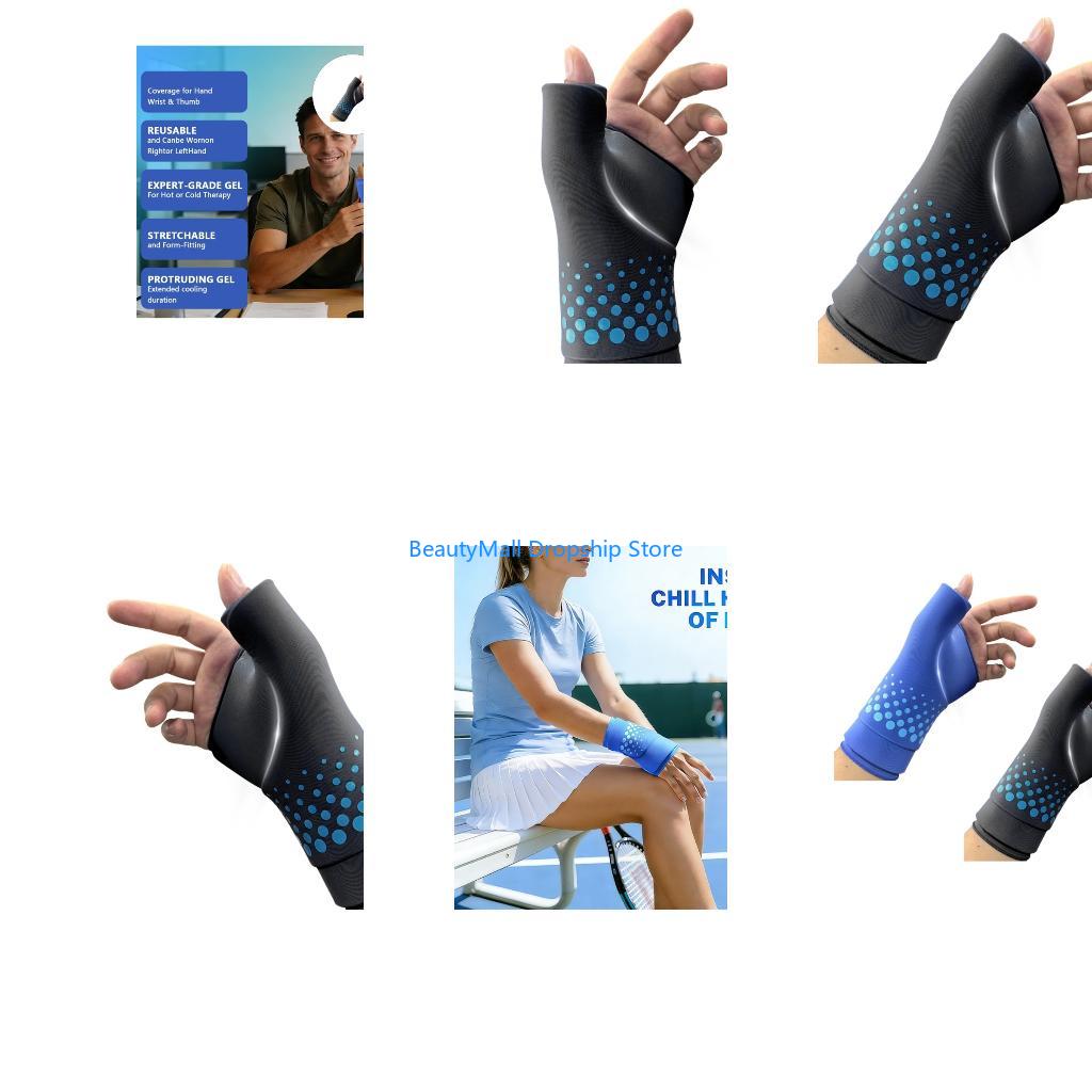 Wrist Wrap Support - Almohadilla Gel fría y caliente reutilizable