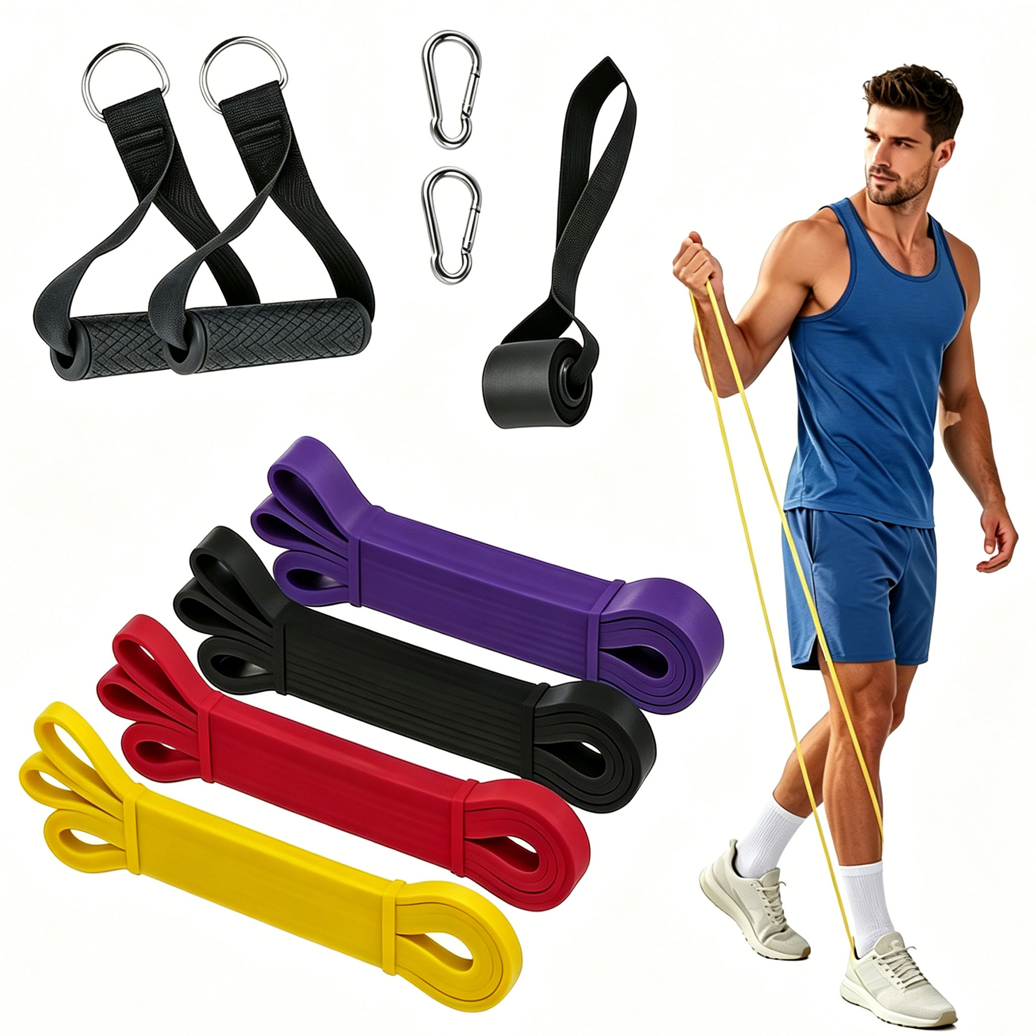 Pull Up Assist Band - Set de Bandas Elásticas de Resistencia