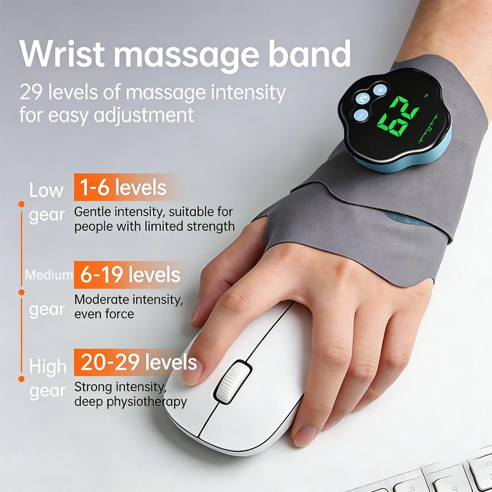Masajeador de manos eléctrico  - Wrist Wrap Support reseña y precio