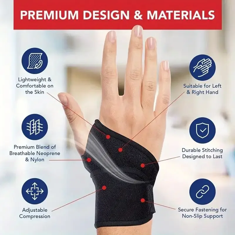 Muñequera ajustable perfecta p - Wrist Wrap Support reseña y precio